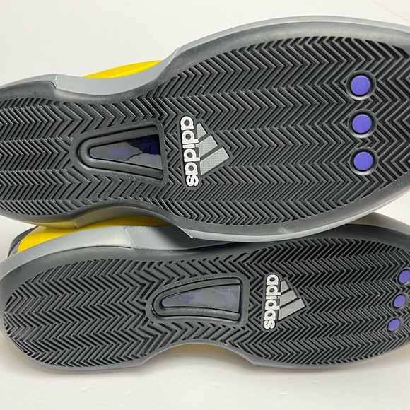 ADIDAS CRAZY 1 SNEAKERS BASKETBALL SHOES SIZE 11.5 GY3808 YELLOW METALLIC BLACK - Picture 9 of 10